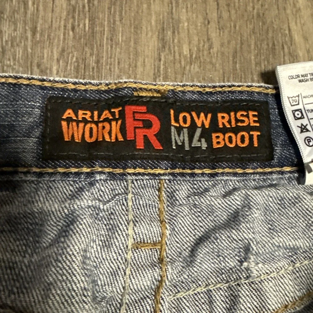 Ariat FR M4 Low Rise Boot Cut Jeans Men's 32x32 Flame Resistant Blue Denim Cat 2
